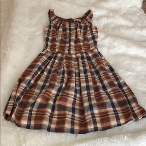 ModCloth Sunny Girl plaid dress